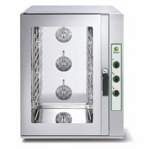 Forno misto convezione/vapore diretto Modello TOP10M Ventilatore contrifugo con autoreverse Capacit&agrave; camera cottura 10x600x400 GN1/1