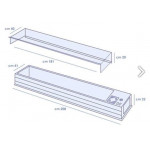 Espositore vetrina refrigerata da tavolo TCN Capacità vaschette GN vari formati Potenza kW 0,18 Modello MAXI