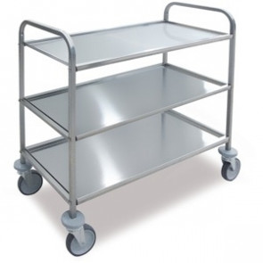 Carrello di servizio inox SR tre ripiani Modello 75000300