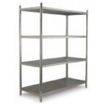 Scaffalatura\Scansia in acciaio inox 4 ripiani Modello SHEL 4