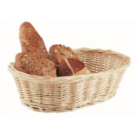 Cestino per pane ovale in Rattan Dimensioni mm. L 280 x P 210 x 80 h Modello 2847