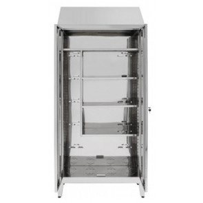 Armadio Portascope per tiracqua in acciaio inox 304 IXP n.2 ante a battente profondità anta cm 40 Modello 69606