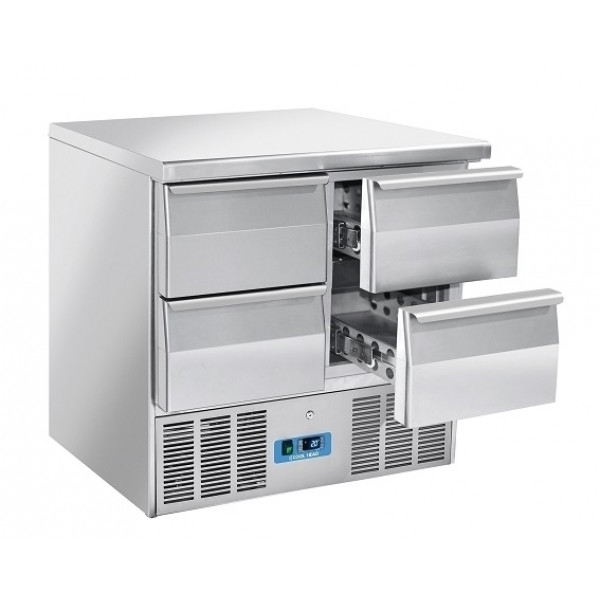 Saladette Refrigerata GN1/1 con top inox Modello CRD94A Refrigerazione statica