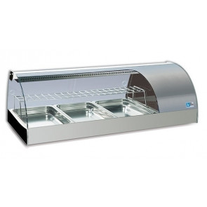 Espositore Da Banco refrigerato Modello GRANSUSHI2GN per sushi Contiene bacinelle GN1/3 E GN/1/1
