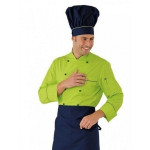 Giacca cuoco Extra Light IC 65% poliestere e 35% cotone Disponibile in diverse taglie Modello 057026