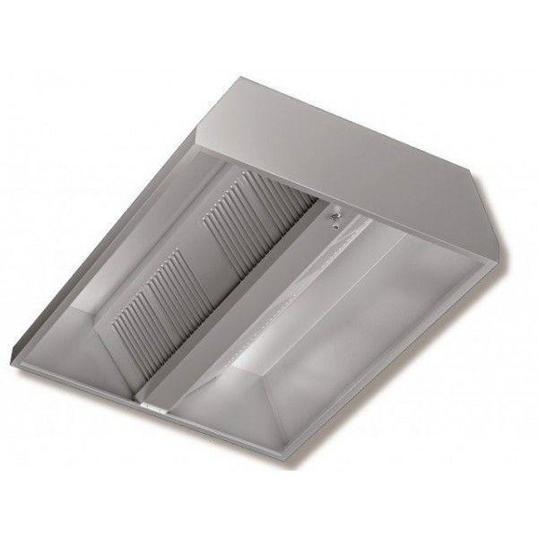 Cappa centrale in Acciaio Inox Aisi 430 satinata scotch-brite RP Modello DSC15/20