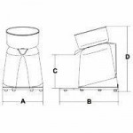 Spremiagrumi elettrico Modello MERCURIO con Micro Giri min. r.p.m. 320