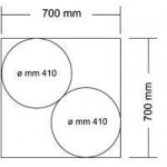 Forno Pizza Modello VESUVIO 70x70 Elettrico Digitale