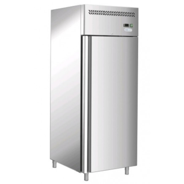 Armadio Frigo ForCold Modello G-GN650BT-FC in accicio inox AISI 210 Ventilato Gastronorm 2/1 (cm 65 x 53) N.1 1 porta