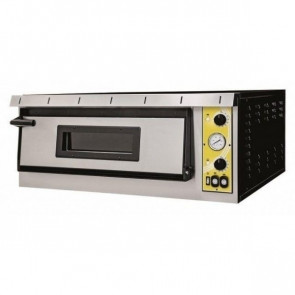 Forno Pizza Elettrico meccanico PF 1 camera di cottura N. Pizze 6 (Ø cm 35) Modello Medea6
