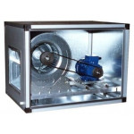 Estrattore\Aspiratore con motore a trasmissione 2 velocità Telaio in profilato di alluminio Modello ETDZ1515 Portata 10000/6000 m³/h Potenza 4,1/1,4 KW