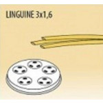 Trafila Linguine 3x1,6 per macchina della pasta MPF 2,5 e PF25E