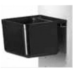 Carrello di servizio multiuso 3 piani Modello CP1010 Struttura in plastica con montanti in alluminio anodizzato