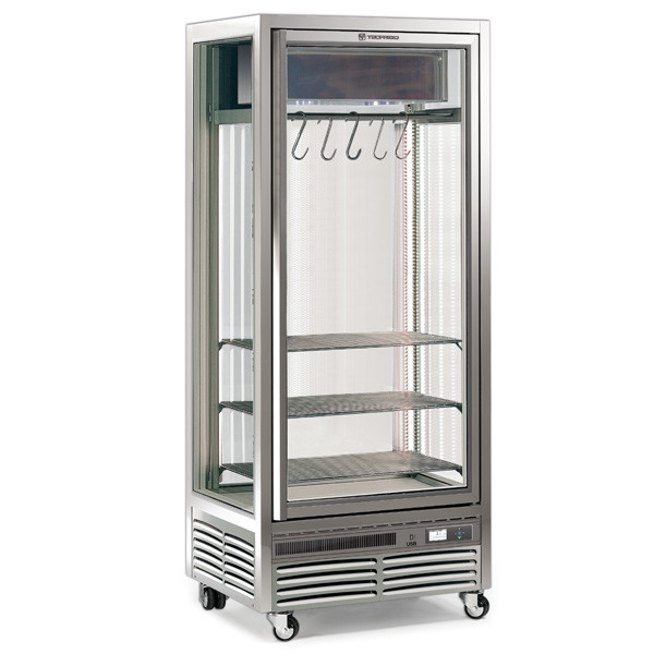 Vetrina\Espositore Refrigerata per Frollatura carne Carne Modello MEAT 552DA Griglie In Acciaio Inox
