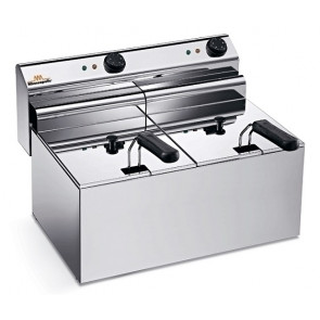 Friggitrice Elettrica Da banco Modello ELDORADO 8X2R con rubinetto