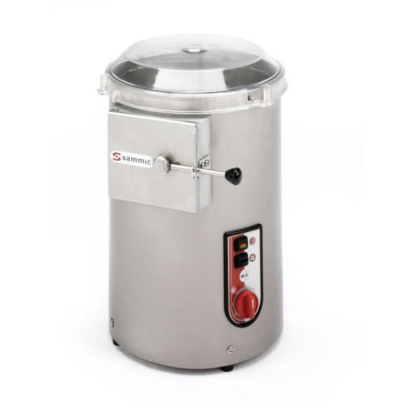 Pelapatate Pelacarote Pelatrice inox Modello M-5 Produzione ora: 80 Kg / 100 Kg Capacità 5 Kg