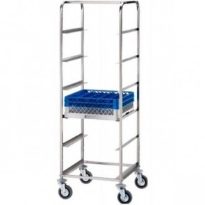 Carrello portacestelli Modello CP1442 Struttura in acciaio inox Per cestelli 50x50
