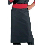 Grambiule Cuoco Rondin rosso nero IC 65% poliestere 35% Cotone Colore nero con banda rossa Modello 114417