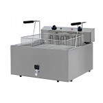 Friggitrice Elettrica da banco per pasticceria CSA 1 vasca con rubinetto di scarico Modello SKU26