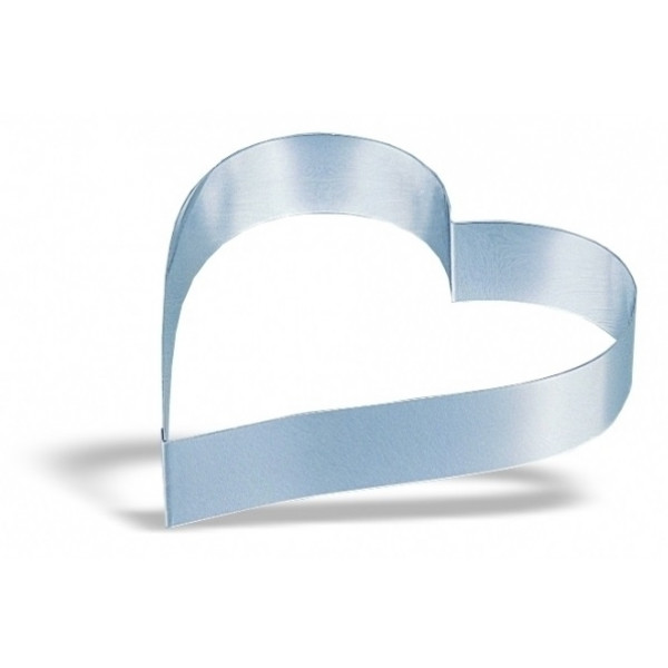 Cuore in acciaio inox Altezza 4,5 cm Modello 641-0