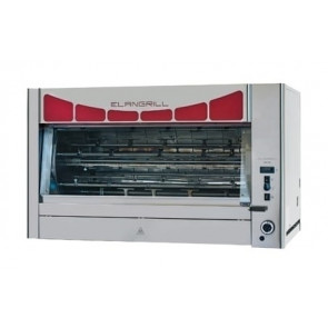 Girarrosto a Gas planetario ENG Modello DELTA84P Capacità N. 84 Polli N. 8 + 4 aste da cm 111,5