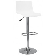 Sgabello da interno TESR Base in acciaio cromato Scocca in polipropilene Modello 933-K08