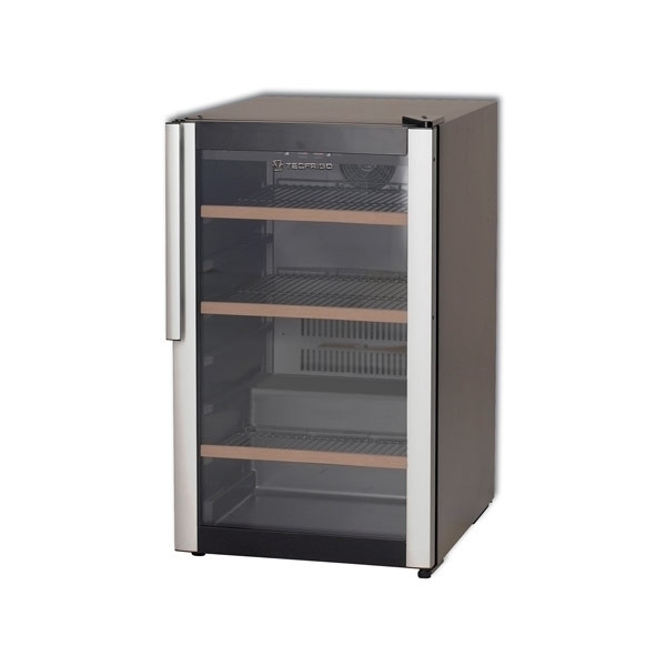 Espositore Refrigerato Verticale per Vino Modello WINE 32/1 Capacità Bottiglie n° 32 Ø 75 mm Potenza 96 W