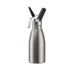 Sifone panna professionale Corpo e testa in acciaio inox Capacita' lt. 1 Dimensioni cm. L 10,2 x P 10,2 x 33,6 H Modello SIF10