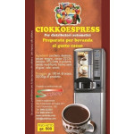 Preparato in polvere di altissima qualità/Cioccolato caldo Prodotti istantanei, in polvere, per macchine automatiche Buste da gr 500 in cartoni da 20 buste Modello Ciokkoespress 612/500