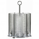 Stand portaciotole in inox Dimensioni ø mm. 175x255h Ciotole non comprese Modello 40284