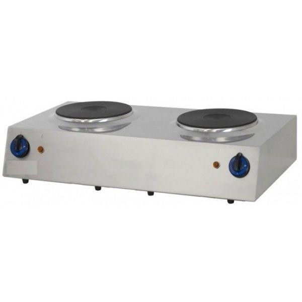 Piano di cottura elettrico CSA Modello FE2FM due piastra Superficie piastra: 2 X 220