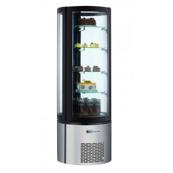 Espositore refrigerato per pasticceria Modello AK400ETR N. ripiani 4 x Ø530mm