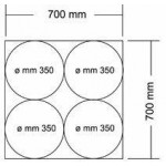 Forno Pizza Modello VESUVIO 70x70 Elettrico Digitale