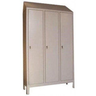 Armadio Spogliatoio in acciaio inox 304 IXP N.3 POSTI Numero 3 ante a battente Profondità ante cm 50 Modello S5069400
