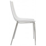 Sedia da interno impilabile TESR Struttura in acciaio cromato Scocca in polipropilene Modello 893-CT390