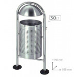 Gettacarte MDL in Acciaio inox brillante qualità per esterno Modello 106062