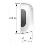 Asciugamani elettrico a fotocellula mini MDL cromato ABS Potenza motore 900W Velocità Del motore 28.000 rpm Modello 704391