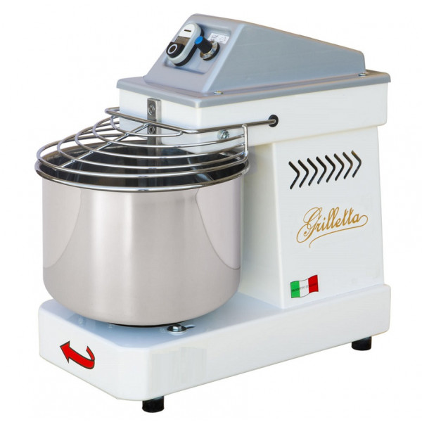 Impastatrice a spirale testa fissa Fg Modello IM510V N. 10 velocità Impastato per ciclo 5 Kg Produzione oraria 18 Kg