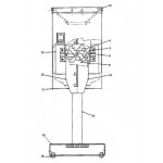Spaccaghiaccio Professionale Modello IC250 Acciaio Inox Colonna regolabile Potenza 250 W