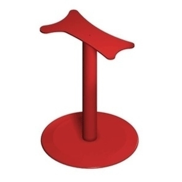Piedistallo rosso per affettatrice anniversario