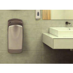 Asciugamani elettrico a lama d'aria in ABS Grigio a Fotocellula MDL alte prestazioni Asciugatura perfetta in 10-12 sec Modello 704202