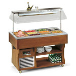 Isola Buffett espositore caldo bagnomaria Modello ISOLA 4 M BM Potenza W 3500