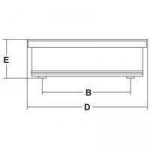 Crepiera Tonda Piano di cottura Liscio con bordo rialzato Superficie utile mm ø 350 Potenza Watt 2000
