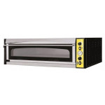 Forno Elettrico meccanico per pizza PF 1 camera di cottura Porta a vetro N. Pizze 6 (Ø cm 35) Modello ENDOR 6L GLASS