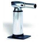 Bruciatore a gas grande per flambè con base Temperatura fiamma regolabile fino a 1300 °C Dimensioni ø cm. 5x16h Peso g 300 Modello BRU2