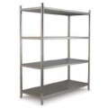 Scaffalatura\Scansia in acciaio inox 4 ripiani SR Dim. mm L1000xP500xH1550 Modello SHEL 410
