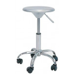 Sgabello da interno TESR Base in acciaio cromato Seduta in ABS Modello 419-IF216