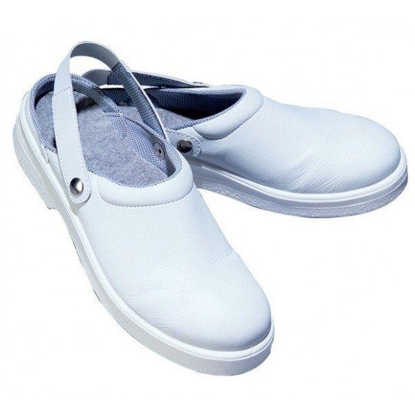 Zoccolo cuoco con puntale Bianco Modello 112050