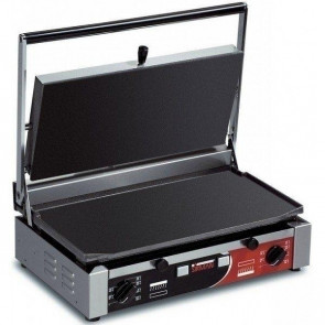 Piastra elettrica Modello PDC in ghisa doppia con piano Cottura Liscio-Rigato Potenza watt 3000