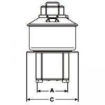 Impastatrice Pizza a Spirale Modello HERCULES  50 TA testa sollevabile capacità impasto 44 kg